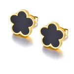 18K Gold Plated Clover Earrings