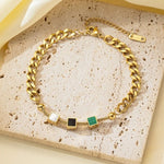 Riviera Triple Cubed Bracelet - Purrfect Bling