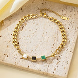 Riviera Triple Cubed Bracelet - Purrfect Bling