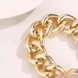 Chunky Pearl Decor Chain Bracelet - Purrfect Bling