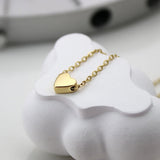 Gold Plated Twin Heart Pendant Necklace