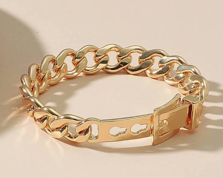 Chunky Gold Chain Bracelet