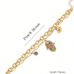 Sahara Mystique Hamsa Eye Bracelet - Purrfect Bling