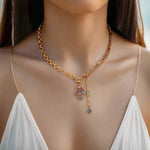 Eye of Serenity Hamsa Necklace - Purrfect Bling