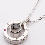 I Love You in 100 Language Projector Necklace Pendant - Purrfect Bling