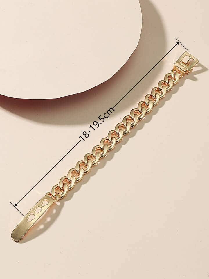 Chunky Gold Chain Bracelet