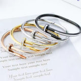 18K Gold Plated Juste Un Clou Bracelet, Nail Bracelet