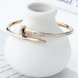 18K Gold Plated Juste Un Clou Bracelet, Nail Bracelet