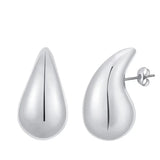 Silver Tear Drop Earrings