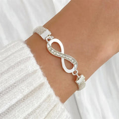 Eternal Sparkle Infinity Bracelet - Purrfect Bling