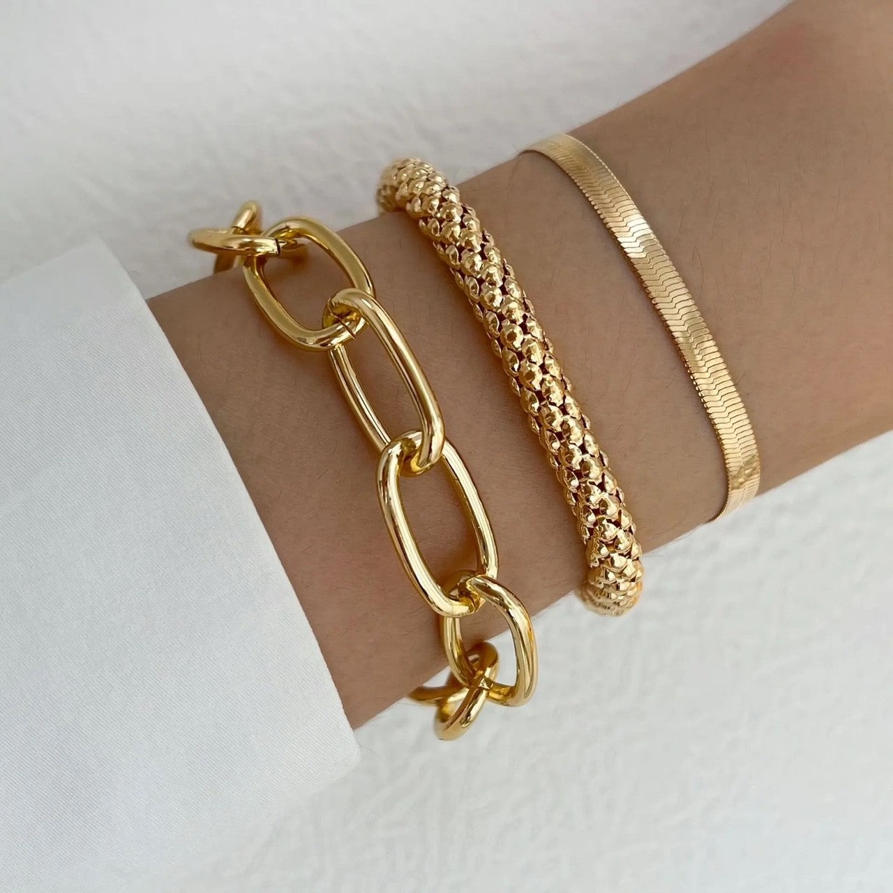 Bracelet Vintage Multilayer Gold bracelet - Purrfect Bling