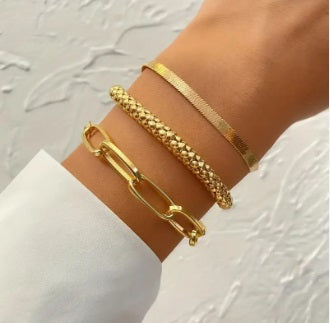 Bracelet Vintage Multilayer Gold bracelet - Purrfect Bling