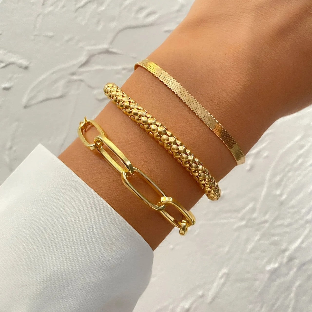 Bracelet Vintage Multilayer Gold bracelet - Purrfect Bling